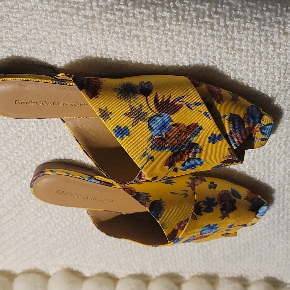 Rebecca Minkoff Anden Floral Print Slides